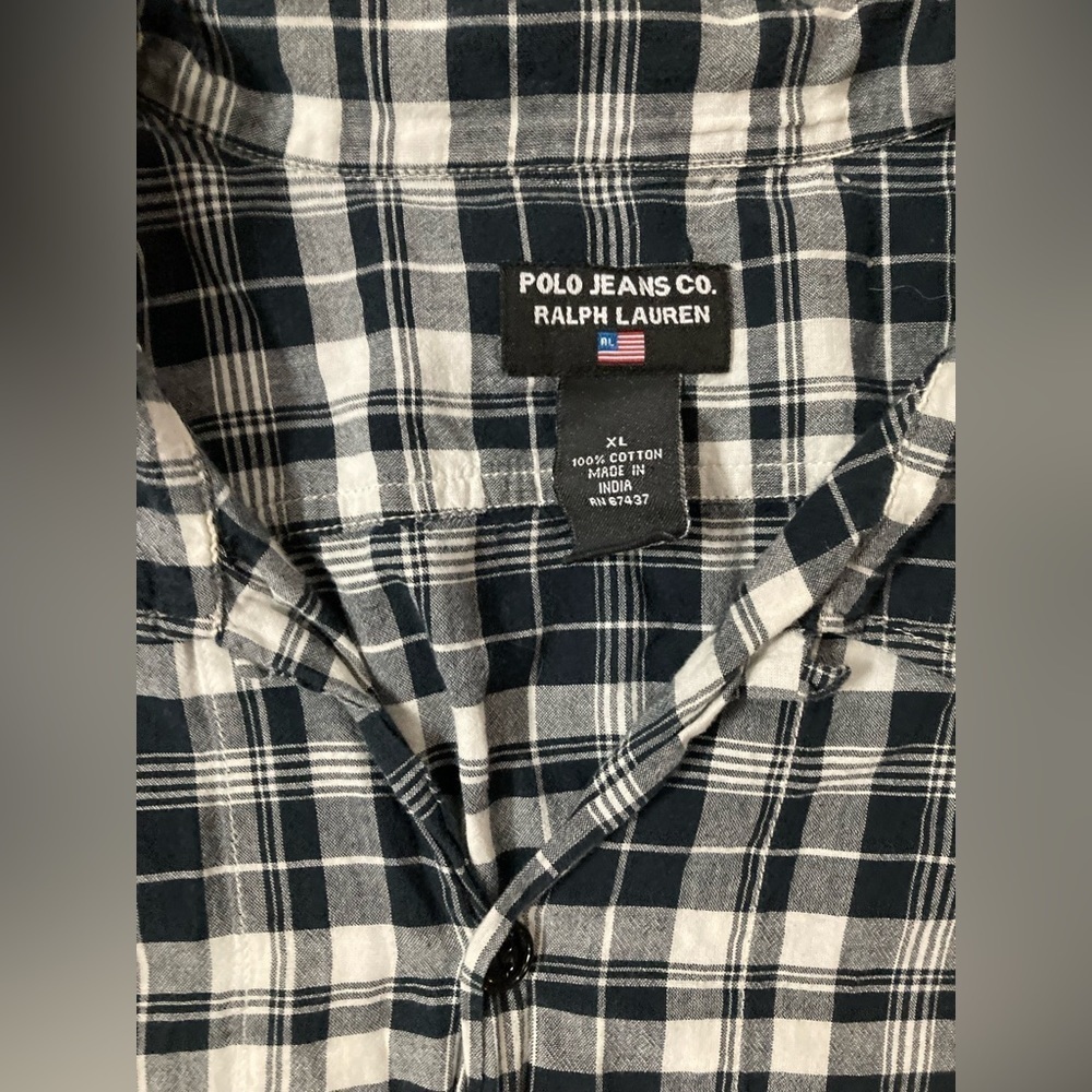 Vintage Ralph Lauren Polo Jeans Co Xl Button Down Shirt